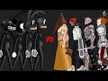 Cartoon Cat,Cartoon Dog,Cartoon Rabbit and Cartoon Mouse vs Pyramidhead Chainsawman Uber Jason, it..