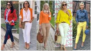 Comfortable Timeless Looks for All Elegant Ladies Over 40, 50-60-70