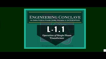 L- 1.1 Introduction: Single phase transformer l GATE I IES