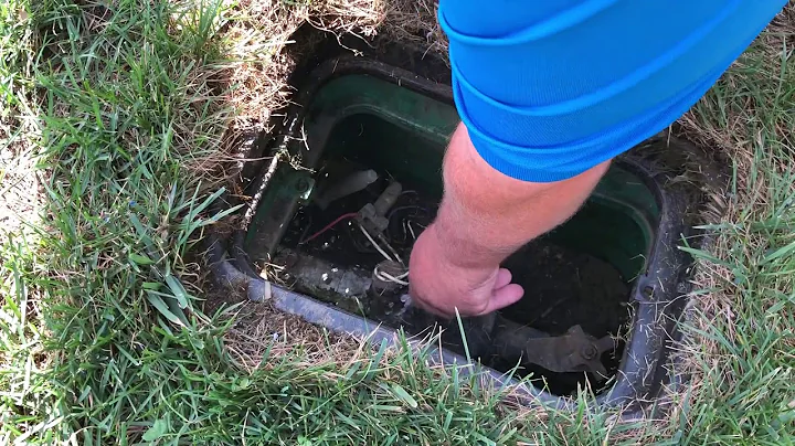 How to manually turn on a sprinkler valve