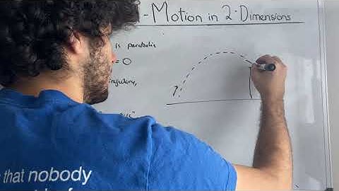 Physics 101 - Chapter 4 - Projectile Motion