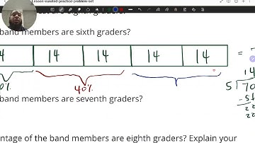 Illustrative Mathematics Unit 3 Lesson 12 Percentages and Tape Diagrams