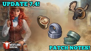 Update 7.4! Patch Notes! New Gears! Better Loot In Diggers Den! & More! Westland Survival Gameplay