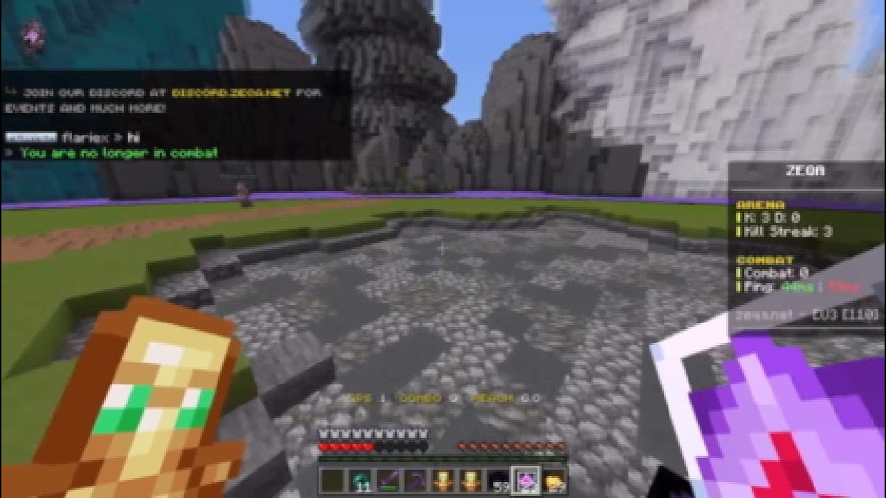 Das erste mall Minecraft Crystel PVP🫢