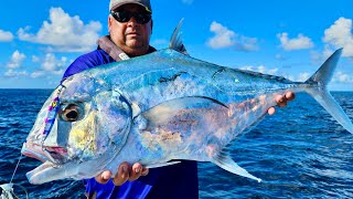 One of the Tastiest fish in the ocean??? Insane reef Jigging action!
