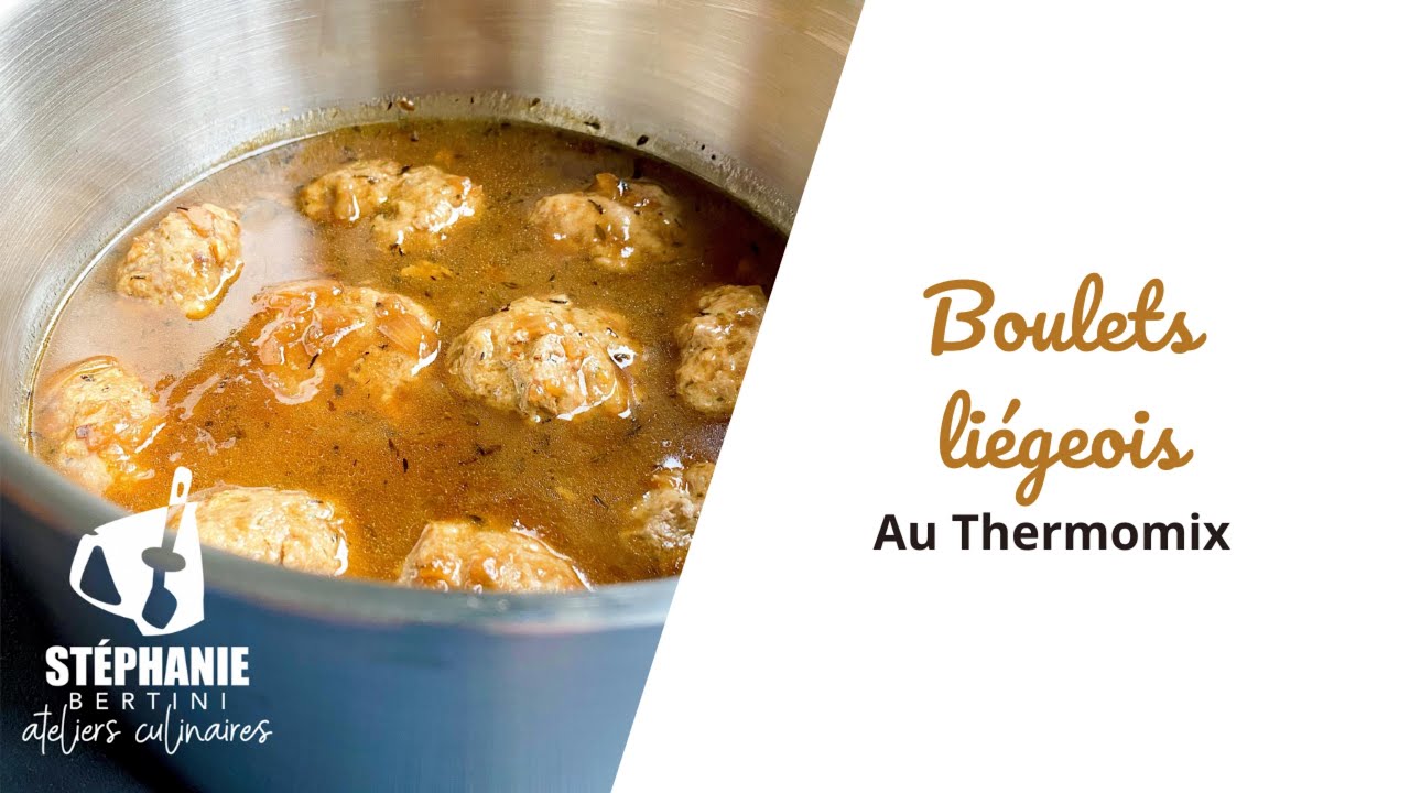 Boulets Liégeois à la sauce lapin au Thermomix