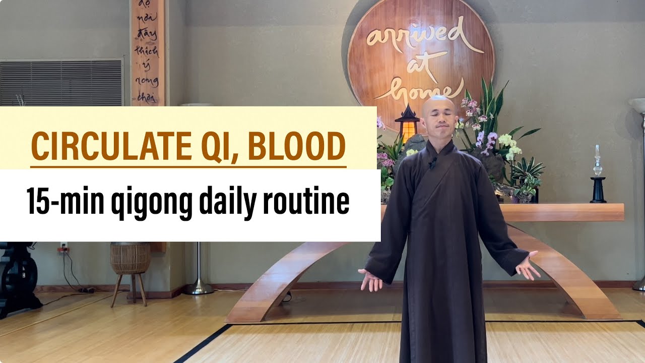 CIRCULATE BLOOD-ENERGY for a Good Health | 15-Minute Qigong Daily Routine