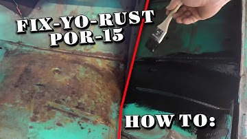 How to Treat Surface Rust - Por15