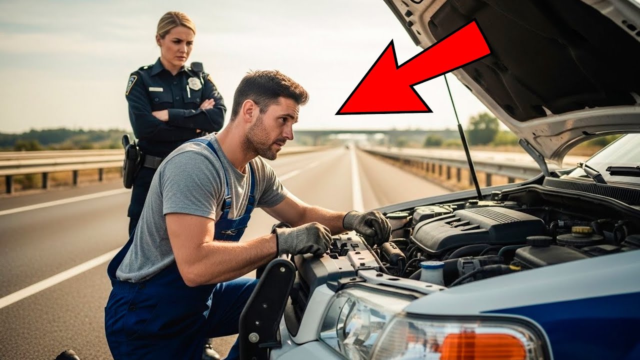 Il meccanico padre single si fermò per aiutare un poliziotto… e si gelò vedendo quel volto