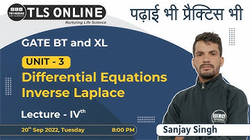 GATE 2023 | Differential Equations | Laplace Transform | Lecture - IVth |