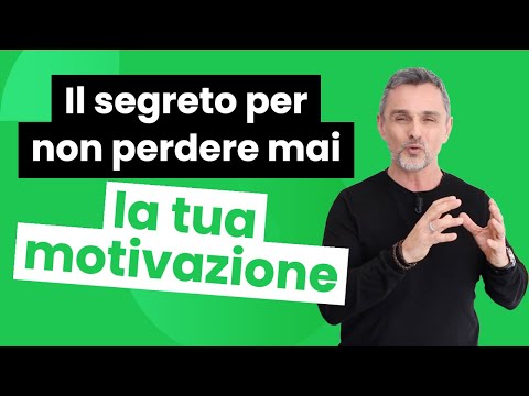 Video: Come Aumentare La Propria Motivazione