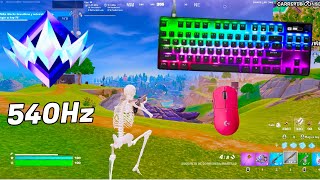 SteelSeries Apex Pro TKL ASMR 😴 Unreal Ranked 🏆 Satisfying Keyboard Fortnite 360 FPS 4K