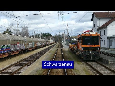Führerstandsmitfahrt Franz-Josefs-Bahn; Von Ceske Velenice nach Sigmundsherberg (4K)