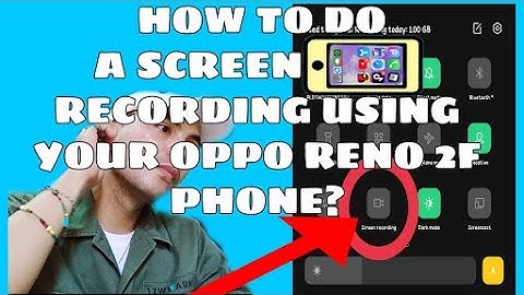 Vlog #6: How to do a screen recording using your OPPO RENO 2F?