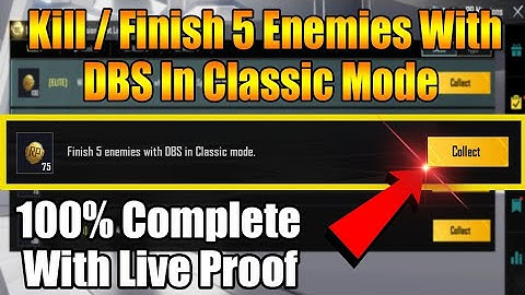 Finish 5 Enemies With DBS In Classic Mode