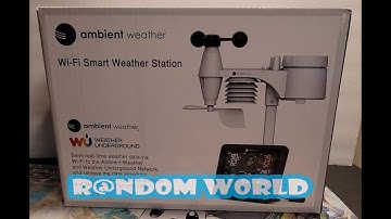 Wi-Fi Smart Weather Station WS-7078 unboxing