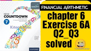 oxford new countdown book 7 third edition || chapter 6 || Exercise 6A || Q2_Q3 solved