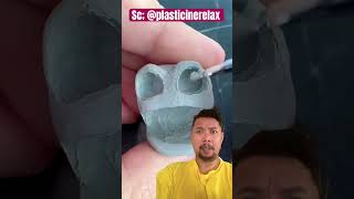 Itu bukan kucing tapi monster clay!!? #shorts #satisfying #shortvideo #funny