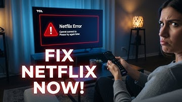 TCL Roku TV Netflix Not Working | Easy Fix in Minutes