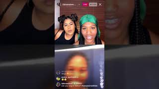 Kid Shows Old Photo Of Tiahra And Makes Her Laugh - Tiahranelson Instagram Live Talent Show