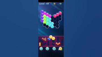 Block! Hexa Puzzle~HexaMage B block 10 to 11 levels~ level-48