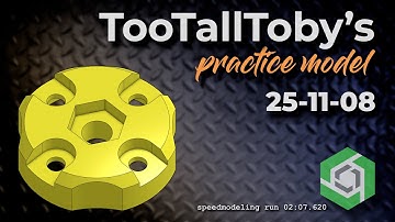 Onshape Speedmodeling Too Tall Toby Practice Model 25-11-08