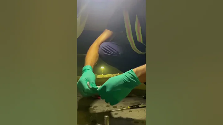 #airbus320 #cfm56 Engine Replace Oil Filter.