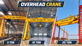 Overhead Cranes: 5 Ton, 10 Ton & 20 Ton | Energy Tech Crane #eotcrane #gantrycrane #ahemdabad