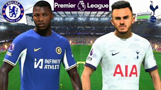 EA FC 24 - Chelsea vs. Tottenham - Palmer Madueke Jackson Son - Premier League 23\/24 | PS5 | 4K HDR