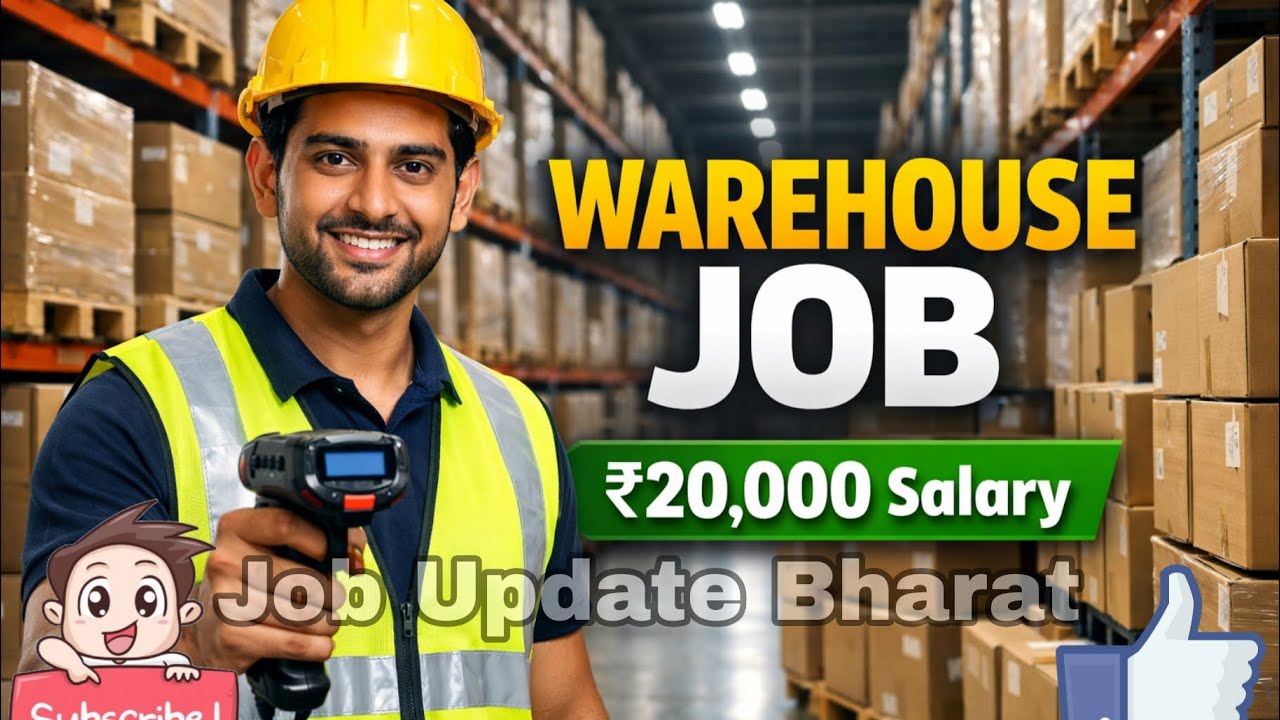 Warehouse Job | ₹20,000 Salary 💰 | Shibrocit Company | Picking Packing Job