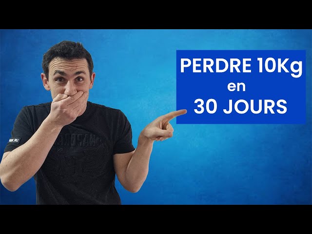 Perdre 10kg en 1 mois : 4 solutions simples et efficaces