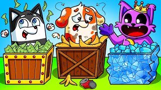 Poor Hoo Doo vs. Rich Max and CatNap: Hide and Seek Fun | Hoo Doo Animation