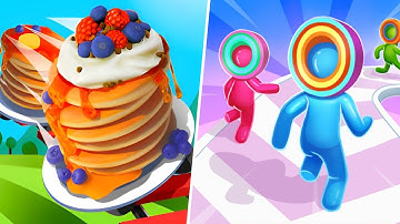 Pancake Run | Layer Man 3D - All Level Gameplay Android, iOs - NEW APK UPDATE.