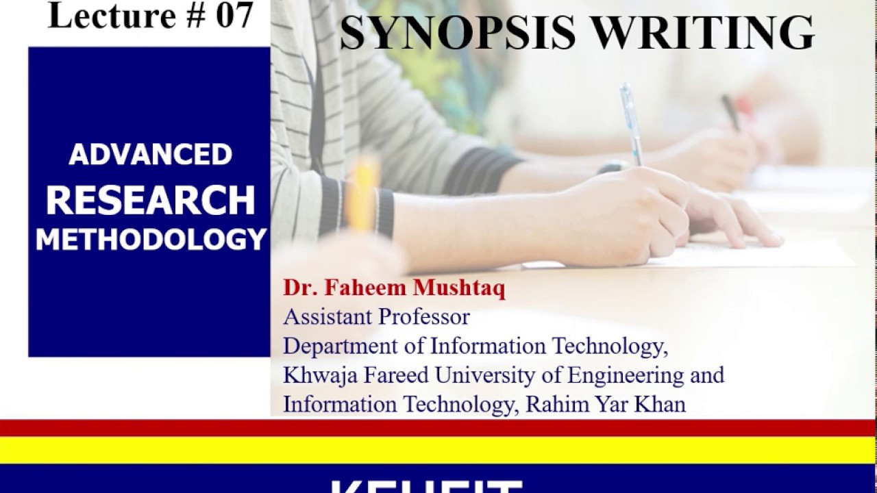 synopsis research methodology