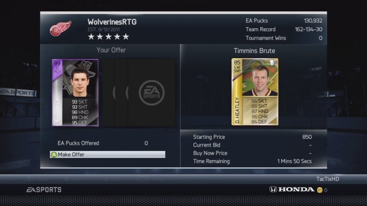 Trade Offering 99 Crosby for Dany Heatley! Opening Special Packs Too