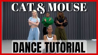 BLACKSWAN - 'Cat & Mouse' Dance Practice Mirrored Tutorial (SLOWED)