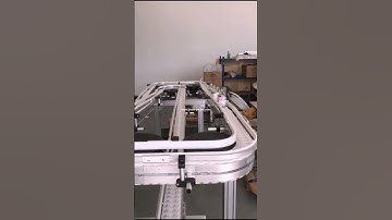 Flexible customized conveyor bottle feeding conveyor line testing video
