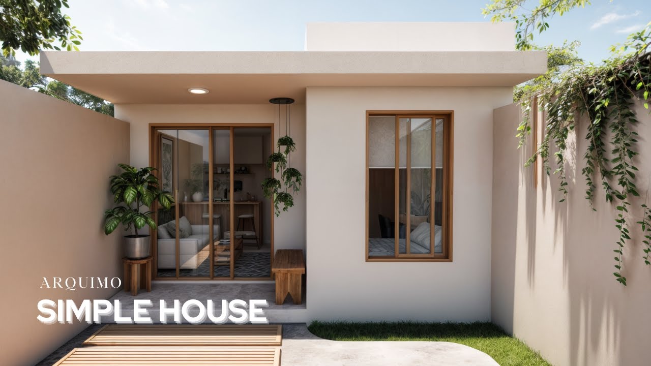 Simple House 5x5m - Uma Casa Compacta com Design Inteligente e Funcional!