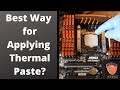 How to Apply Thermal Paste to a CPU