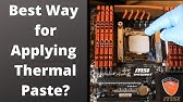 How-to apply thermal compound - YouTube