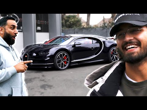 Lord Aleem Arrives in his £3 Million Bugatti Chiron for a Wrap!