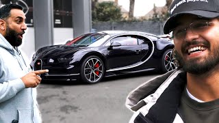 Lord Aleem Arrives in his £3 Million Bugatti Chiron for a Wrap!