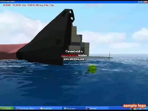 Container Ship Rena sinking in Virtual Sailor - YouTube
