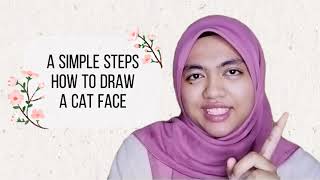 A Simple Steps How to Draw a Cat Face - LSP300