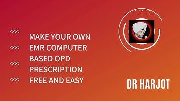 MAKE OWN EMR OPD PRESCRIPTIONS ON PC/LAPTOP - FREE AND EASY TUTORIAL ON MS WORD ORTHO VIDEO 45