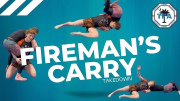 Fireman’s Carry takedown from an overhook