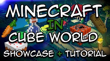 Minecraft in Cube World Mod Showcase + Tutorial