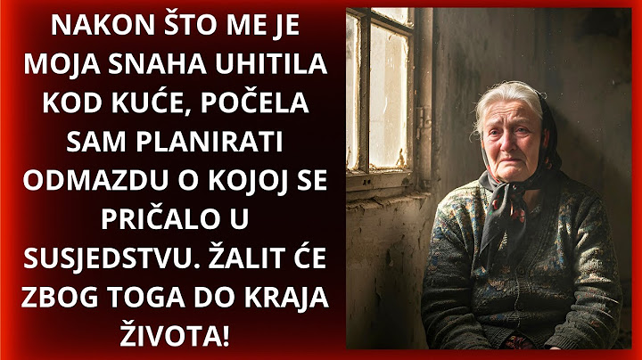 Snaha me zaključala u sobu, ali moja osveta je bila neumoljiva.