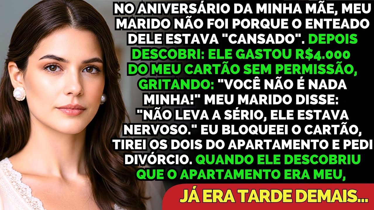 O Enteado Do Meu Marido Gastou R$4.000 Do MEU Cartão Sem Avisar — Bloqueei Tudo E Pedi O Divórcio.