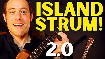 How to play Island Strum 2.0 Easy || Ukulele Strum Lesson 😃🎶